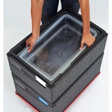 Контейнер термоизоляционный Cam GoBox 46л Cambro GN 1/1 черный 600х400х316мм