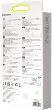 Адаптер BASEUS HUB 5in1 Type C to 3x USB3.0 PD100W PC HDMI 30Hz