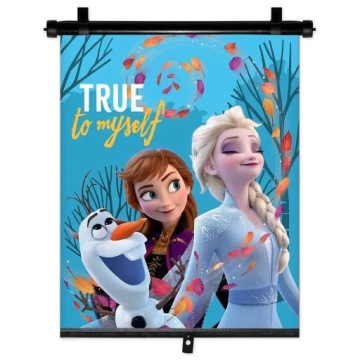 Рулонна штора автомобільна шторка сонцезахисна. FROZEN крижане серце 1 шт. 36x45 см
