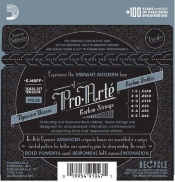 Классические струны D'Addario EJ46FF с жестким натяжением