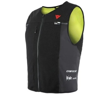 DAINESE Kamizelka Męska z Poduszką D-Air Smart Jacket Black/Fluo Yellow S