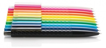 Шариковая ручка Premium X3 ABS, синяя, размеры 14,0 x Ø 1,1 см