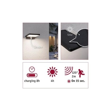 Paulmann 95393 Светодиодный уличный светильник на солнечной энергии