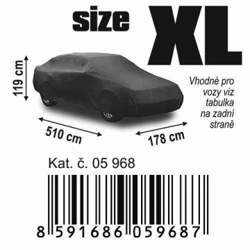 Защитный брезент XL - 510 x 178 x 119 см.