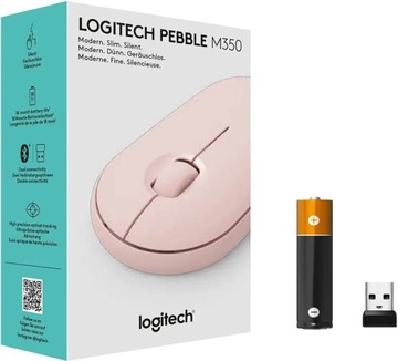 Беспроводная мышь Logitech Pebble M350 с оптическим сенсором