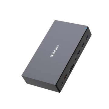 Док-станция Verbatim, USB-C Pro, 17 портов, HDMI, RJ45, microSD, USB-A 3.