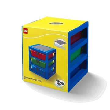 Полка LEGO с ящиками Синий 40950002
