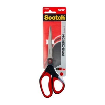 Nożyczki biurowe Scotch 20.5cm czerw-czarny