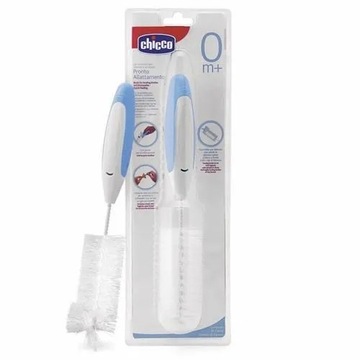 CHICCO SZCZOTKA DO MYCIA BUTELEK SMOCZKÓW ZESTAW 3w1
