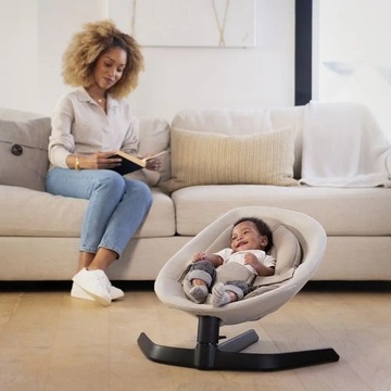 Nuna LEAF Шезлонг из орехового дерева
