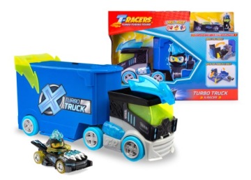 Sada Magicbox T-Racers Turbo Truck X-Racer modrá