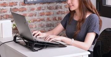 Кулер Cooler Master Notepal U3 Plus черный