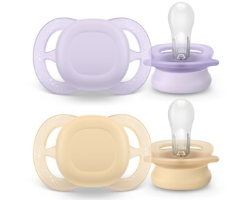 Соска PHILIPS AVENT ULTRA START DAY ДЛЯ НОВОРОЖДЕННЫХ 0-2 мес + ЧЕХОЛ 2 шт.