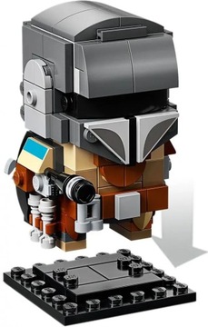 LEGO BrickHeadz 75317 Подарок ребенку «Мандалорец и Звездные войны» БЫСТРО!