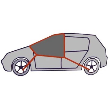 OSŁONA PRZECIWSZRONOWA NA SZYBĘ LUSTERKA MATA ANTYSZRONOWA DE LUX MINI