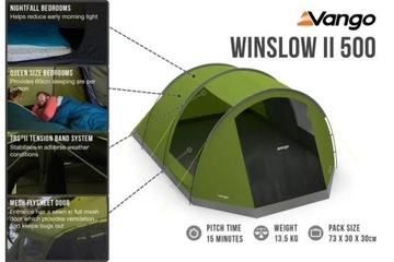 Vango WINSLOW II 500 HERBAL 5-местная палатка