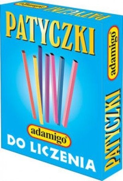 PATYCZKI DO LICZENIA OKRĄGŁE 6 cm/40 szt. ADAMIGO