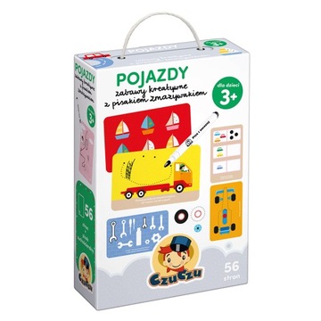 Pojazdy: zabawy kreatywne z pisakiem zmazywakiem Praca zbiorowa