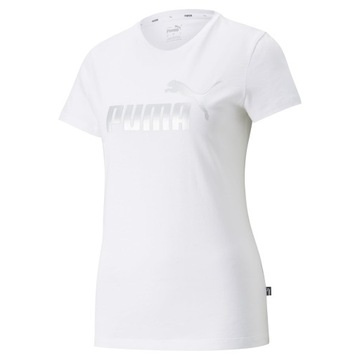 Koszulka damska Puma ESS+ Metallic Logo Te 848303 02 r. M