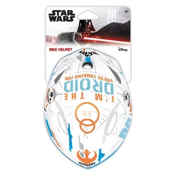 ЗАЩИТНЫЙ ВЕЛОСИПЕДНЫЙ СПОРТИВНЫЙ ШЛЕМ ДЛЯ МАЛЬЧИКОВ STAR WARS DROID 52-56
