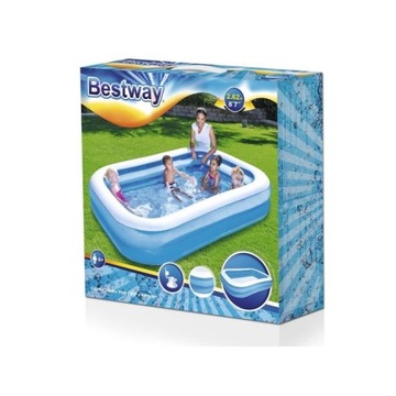 Basen dmuchany prostokątny rodzinny Bestway 262 x 175 cm