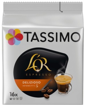 Капсулы Tassimo L'OR Espresso Delizioso - 16 шт.