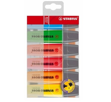 ZAKREŚLACZ STABILO BOSS ORIGINAL KOMPLET 6SZT