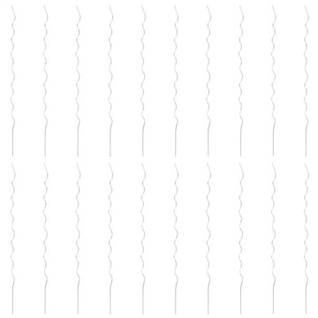 Podpórki do roślin metal 170 cm 20 szt.