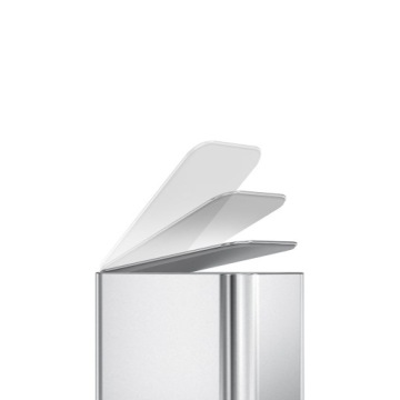 SimpleHuman Slim Pedal Bin Bin 5 л / серебряный коврик