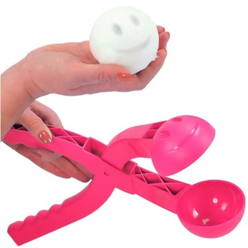 МАШИНА ДЛЯ СНЕЖКОВ Машина для снежков Машина для снежков РОЗОВЫЙ смайлик CE