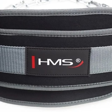 HMS BODYBUILDING НЕОПРЕНОВЫЙ ГРУЗОВОЙ ПОЯС ДЛЯ ПОДТЯЖЕНИЙ С ПОГРУЖНЫМ ПОЯСОМ 150 кг
