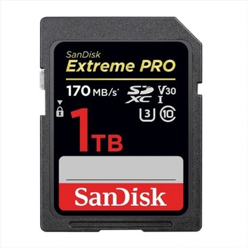 SANDISK EXTREME PRO SDXC 1 ТБ, 200/140 МБ/с, A2