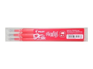 Стержень FriXion Стержни для шариковых ручек REPLACEMENT INK 0,7 красный 3шт PILOT