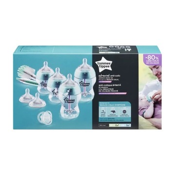 Tommee Tippee Zestaw startowy antykolkowy ADVANCED