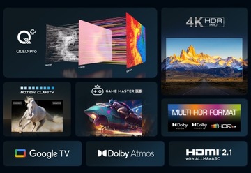 Телевизор QLED TCL 43 C 655 TCL 43 дюйма 4K UHD черный