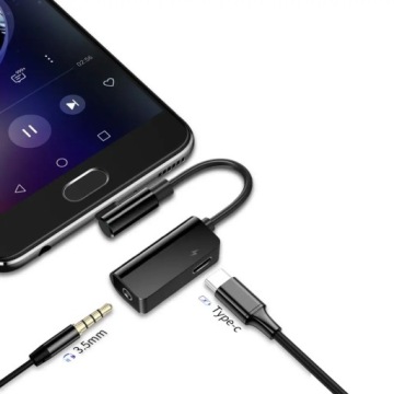 Аудиоконвертер Baseus L45 USB-C + разъем CATL45-01