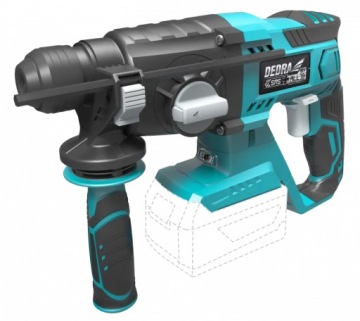 Перфоратор SDS Li-Ion 18 В DEDRA SAS+ALL + 4 Ач