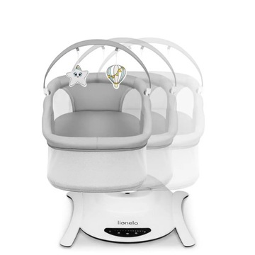 LIONELO BELLA SET Шезлонг-кровать-качалка 3в1