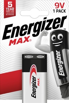 Bateria alkaliczna Energizer 9V (6F22) 1 szt.