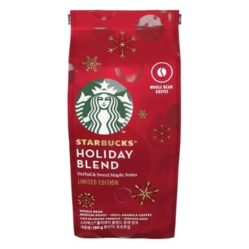 Кофе STARBUCKS Holiday Blend в зернах 190г