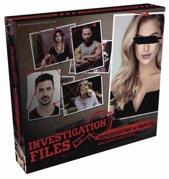 Gra planszowa Goliath Investigation Files Morderstwo w Paryżu