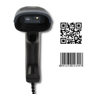 Qoltec Wired Qr Barcode Scanner Usb
