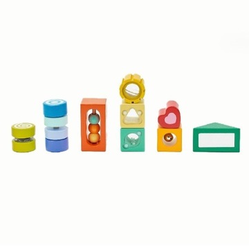 ПАЗЛ СЕНСОРНЫЕ БЛОКИ МОНТЕССОРИ 7 в 1 ДЕРЕВЯННЫЙ ЗВУК ДЛЯ ТРЕНИРОВКИ МОЗГА