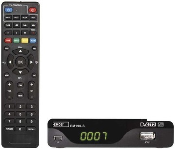 Декодер EMOS J6014 DVB-T2 EM190-S HD