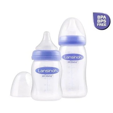 LANSINOH BUTELKI ZE SMOCZKIEM NaturalWave 2x 240ml
