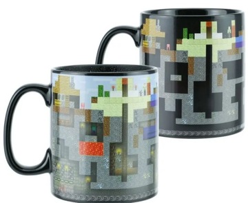 Kubek Minecraft termoaktywny XL 500 ml Zmienia Kolory Paladone Licencja