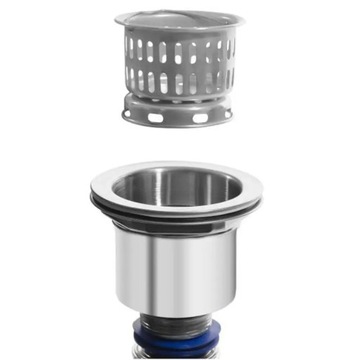 Мойка для кухни из нержавеющей стали, бассейн с одной чашей + полка 100х60.