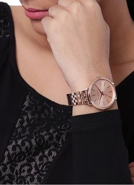 Michael Kors zegarek damski MK3897 różowe złoto