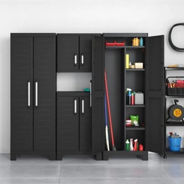 Keter/Kis DETROIT HIGH CABINET хозяйственный шкаф