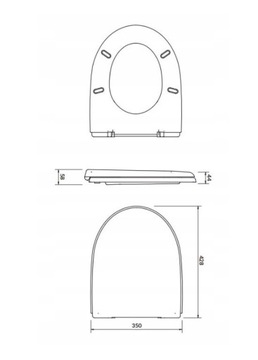 Cersanit Merida K98-0084 сиденье для унитаза